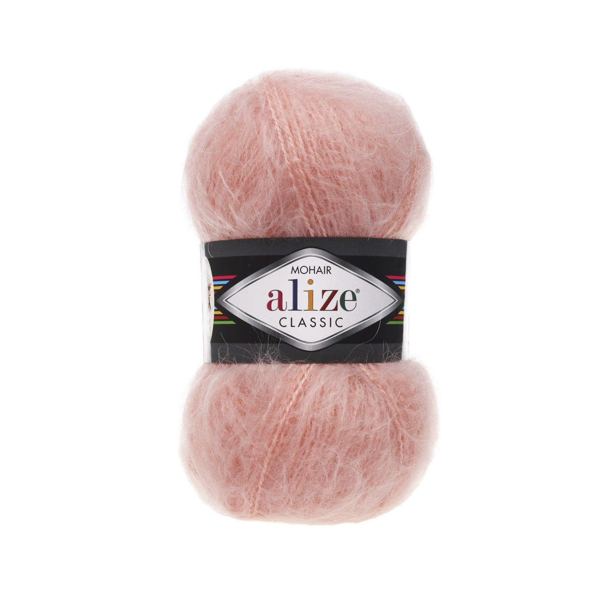 Alize Mohair Classic 145 Lašišinė – akrilo siūlai su moheriu ir vilna