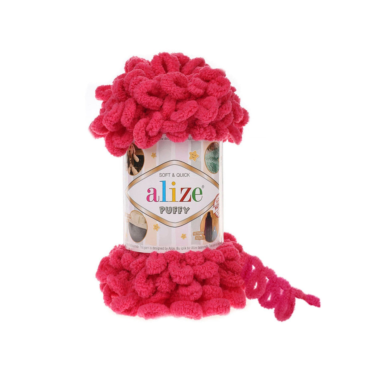 Alize Puffy 149 Arbūza – dzija ar cilpām