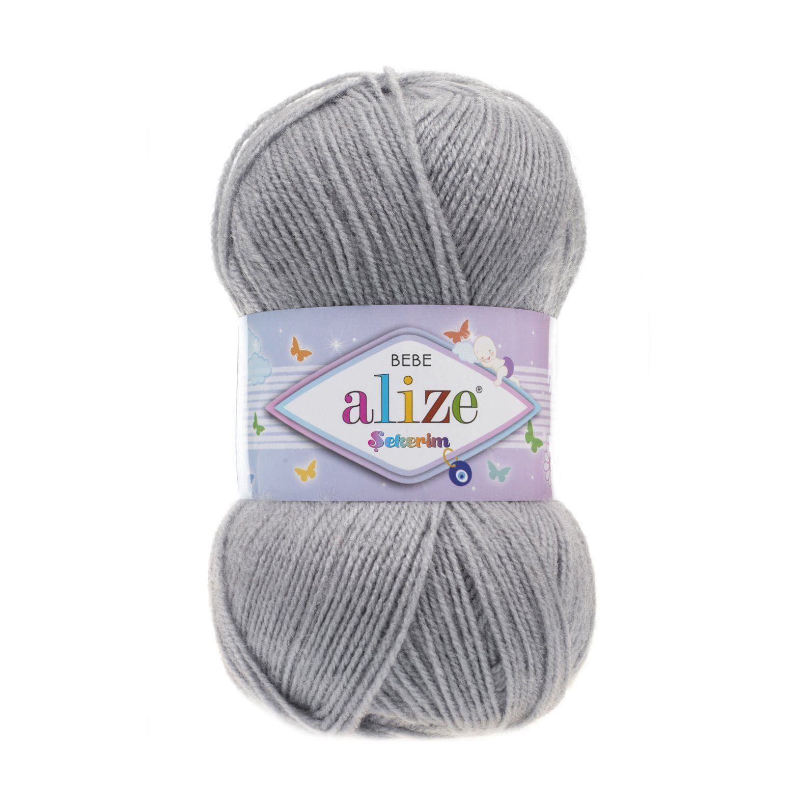 Alize Sekerim Bebe Sekerim Silver Grey (344)