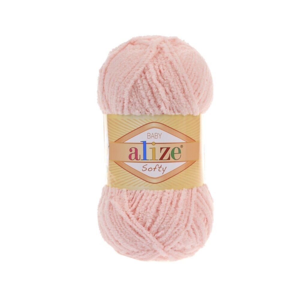 Alize Softy Baby 340 Rose poudré – fil peluche bébé