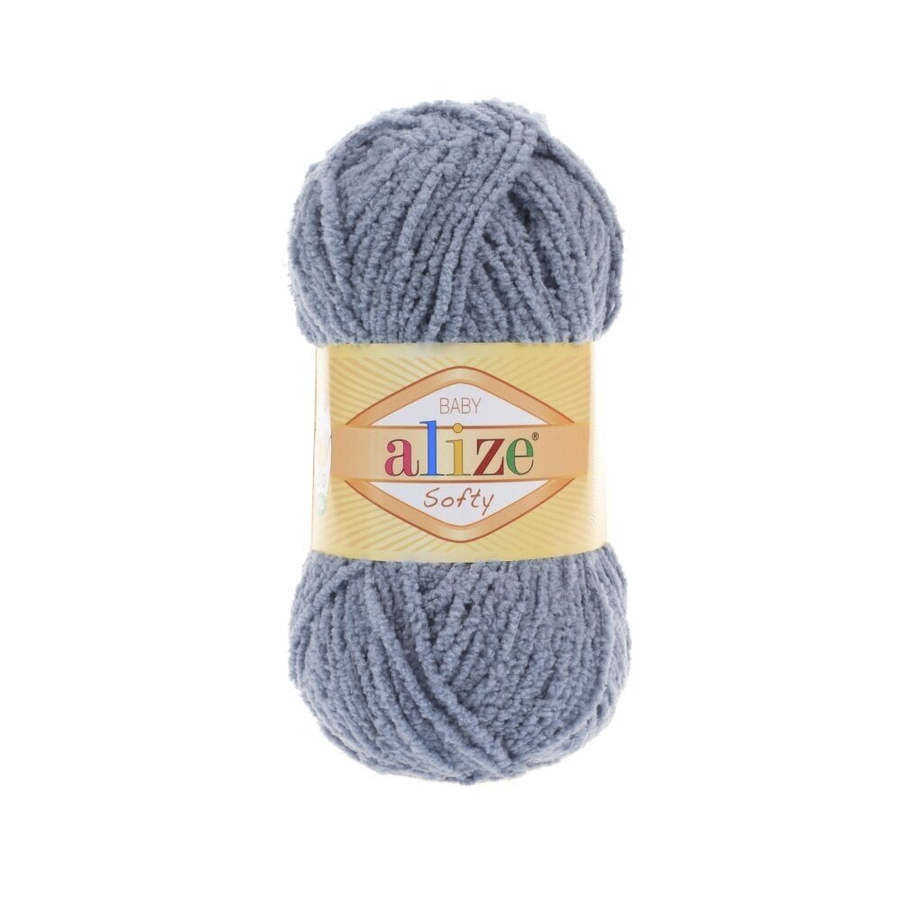 Alize Softy Baby 119 Gris – fil peluche bébé