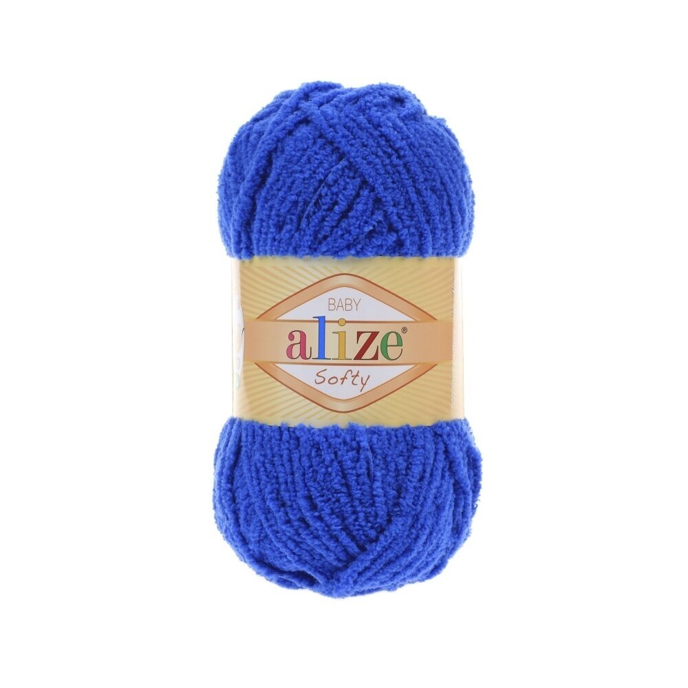 Alize Softy Baby 141 Bleu roi – fil peluche bébé