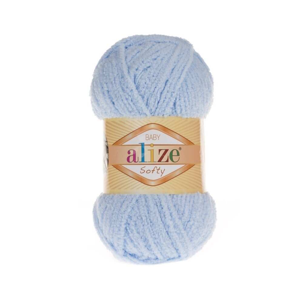Alize Softy Baby 183 Bleu clair – fil peluche bébé
