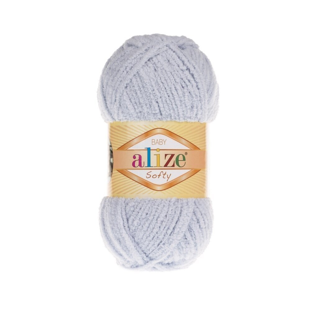 Alize Softy Baby 416 Gris clair – fil peluche bébé