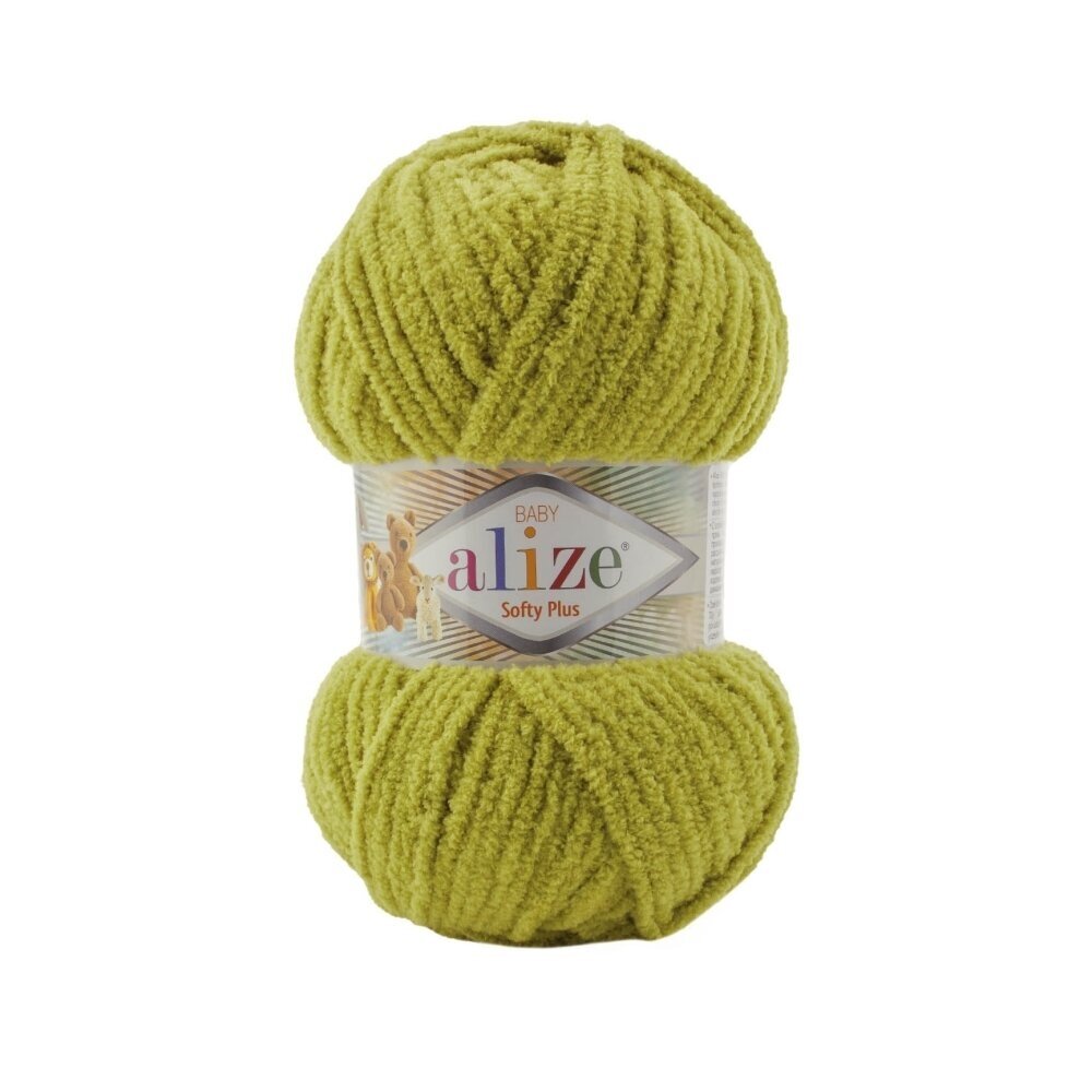 Alize Softy Plus 11 Lime – mjukt frottéliknande garn