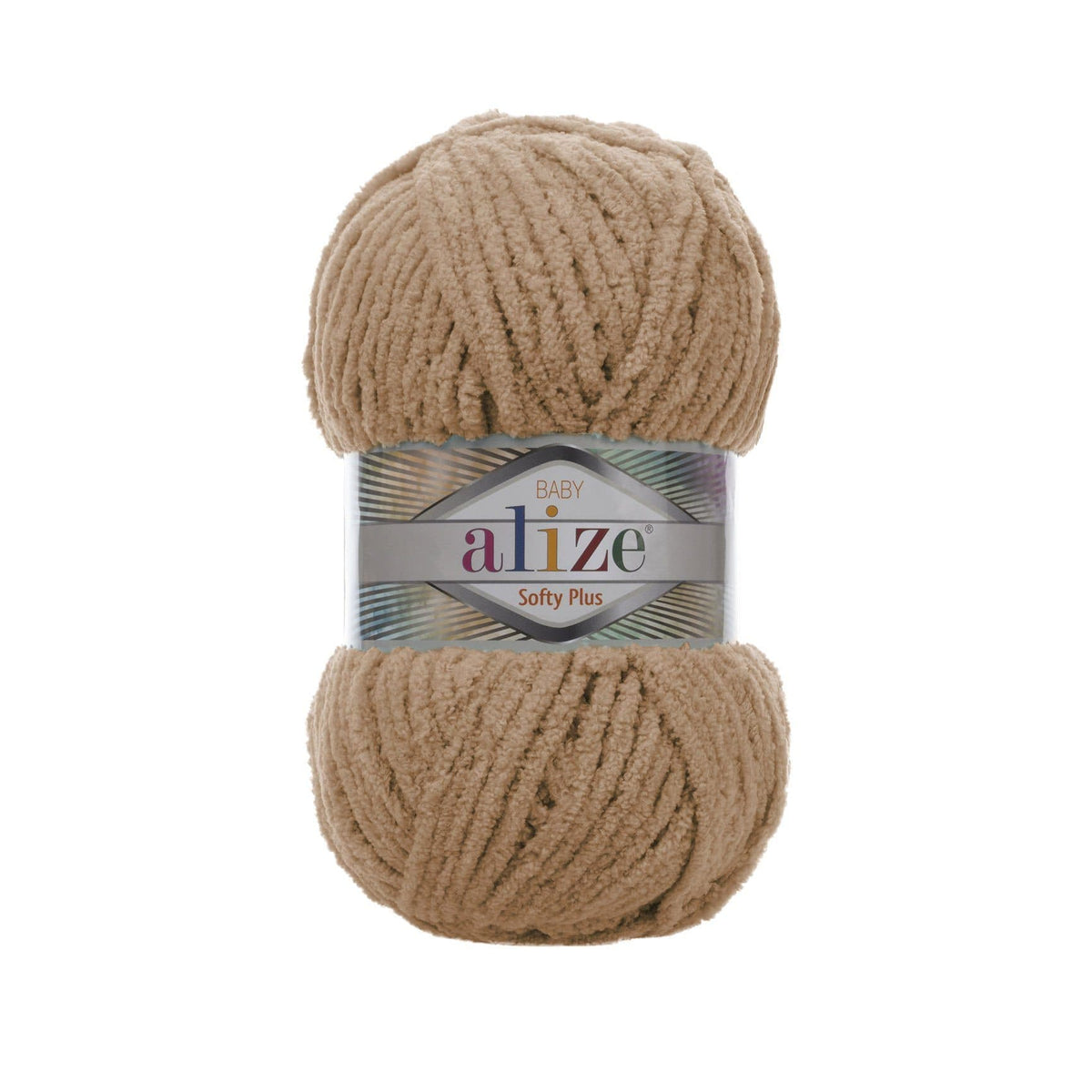 Alize Softy Plus 199 Kamel – mjukt frottéliknande garn
