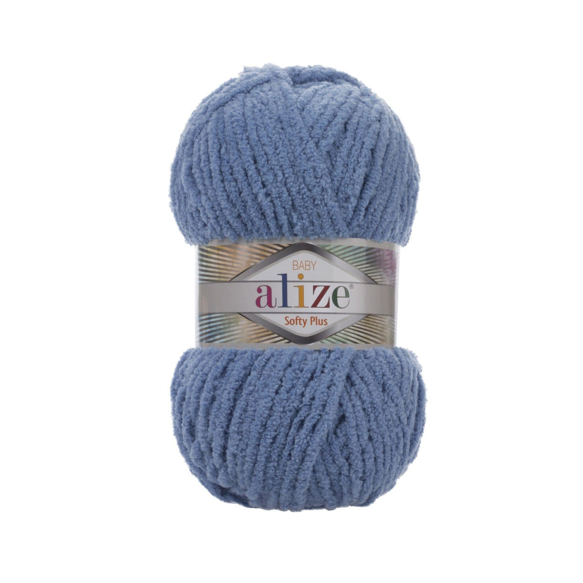Alize Softy Plus 374 Denim – mjukt frottéliknande garn