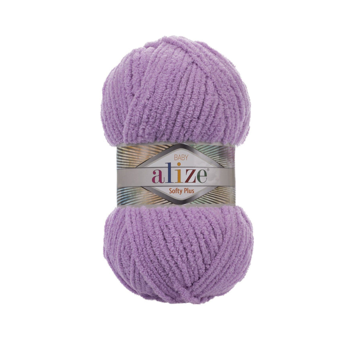 Alize Softy Plus 47 Mörkrosa – mjukt frottéliknande garn