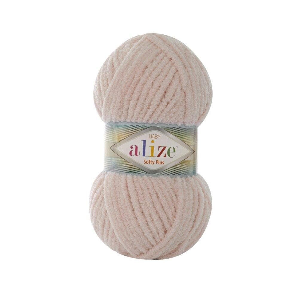 Alize Softy Plus 382 Puder – mjukt frottéliknande garn