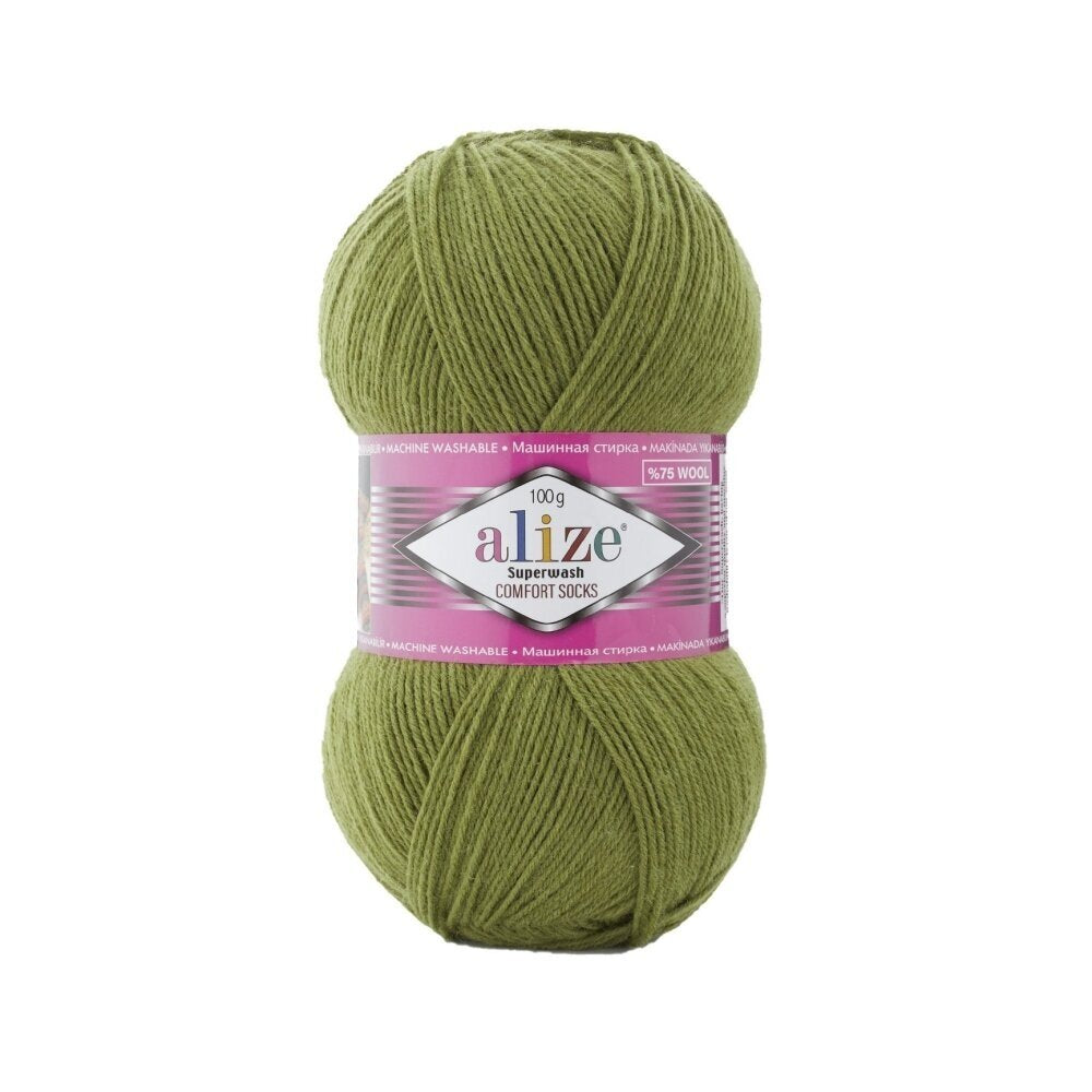 Alize Superwash Comfort Socks Superwash Avocado (139)