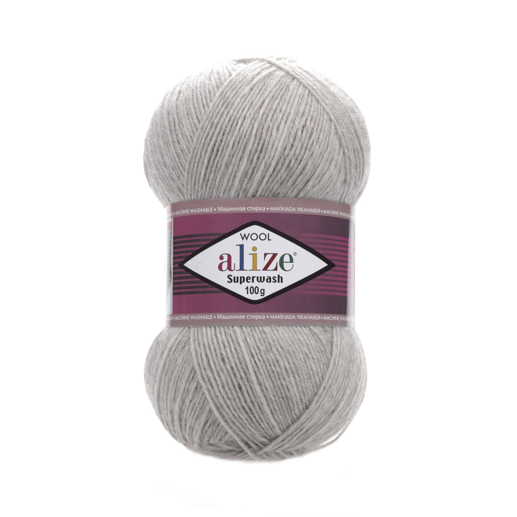 Alize Superwash Comfort Socks Superwash Grey Melange (21)
