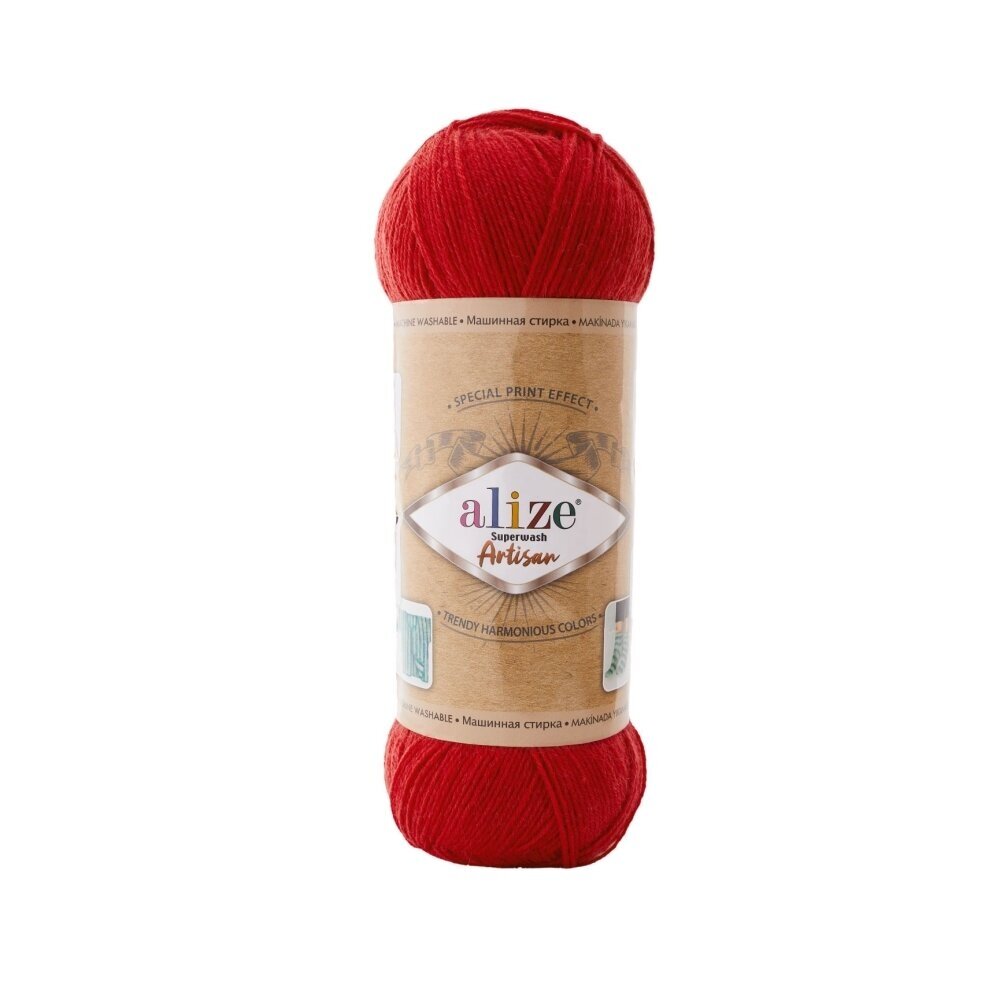 Alize Superwash Artisan Artisan Red (56)