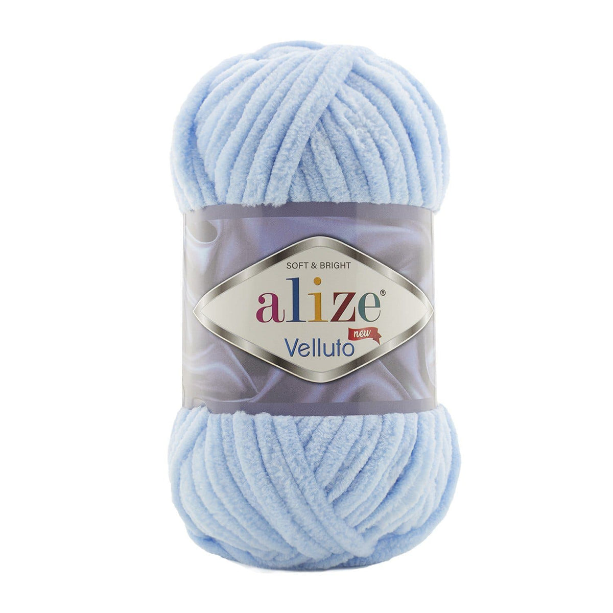 Alize Velluto 218 Azzurro chiaro – ciniglia spessa