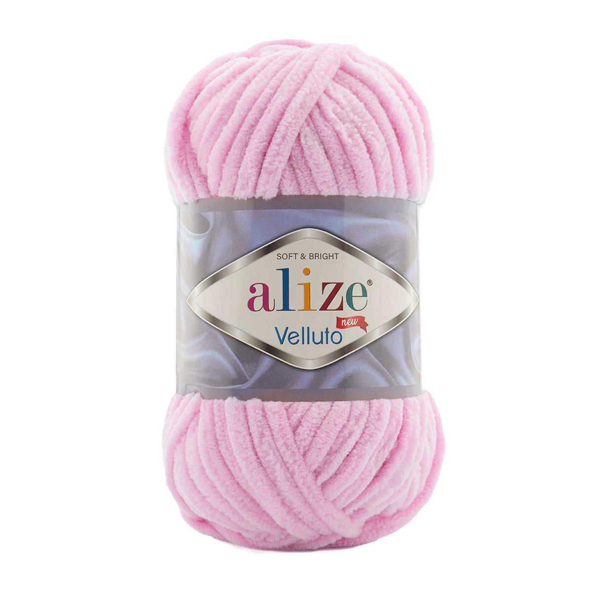 Alize Velluto 31 Rosa confetto – ciniglia spessa