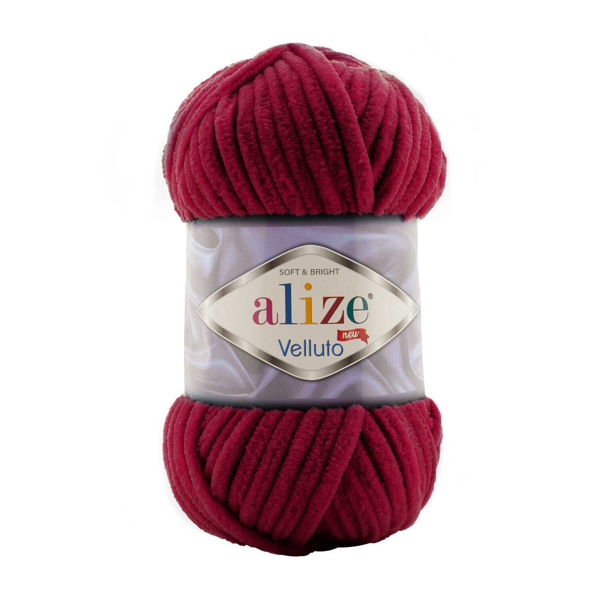 Alize Velluto 107 Ciliegia – ciniglia spessa