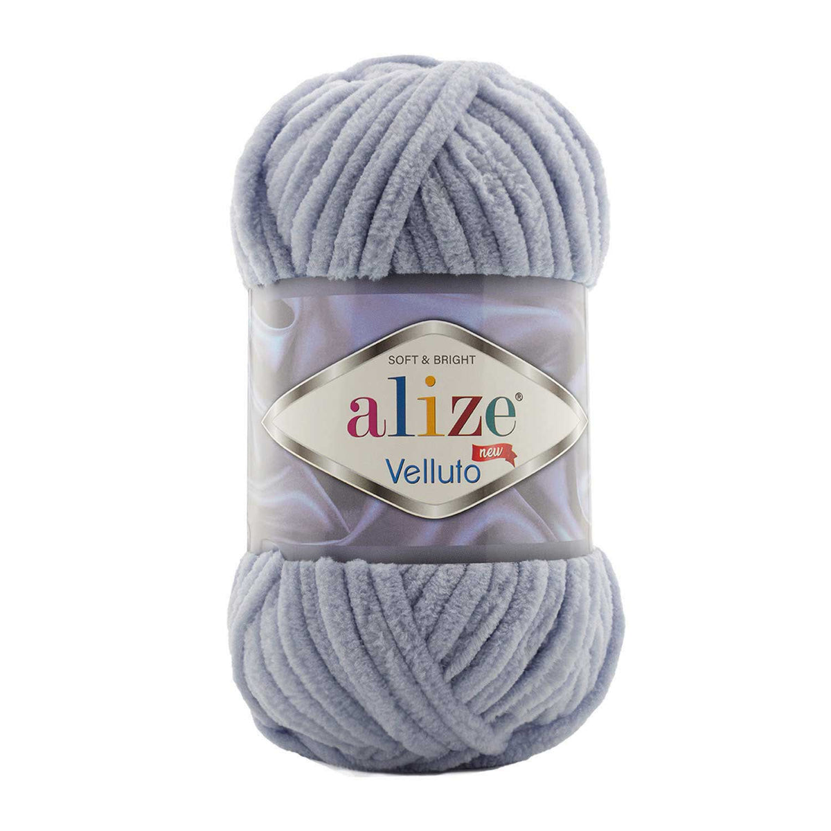 Alize Velluto 87 Ardesia – ciniglia spessa