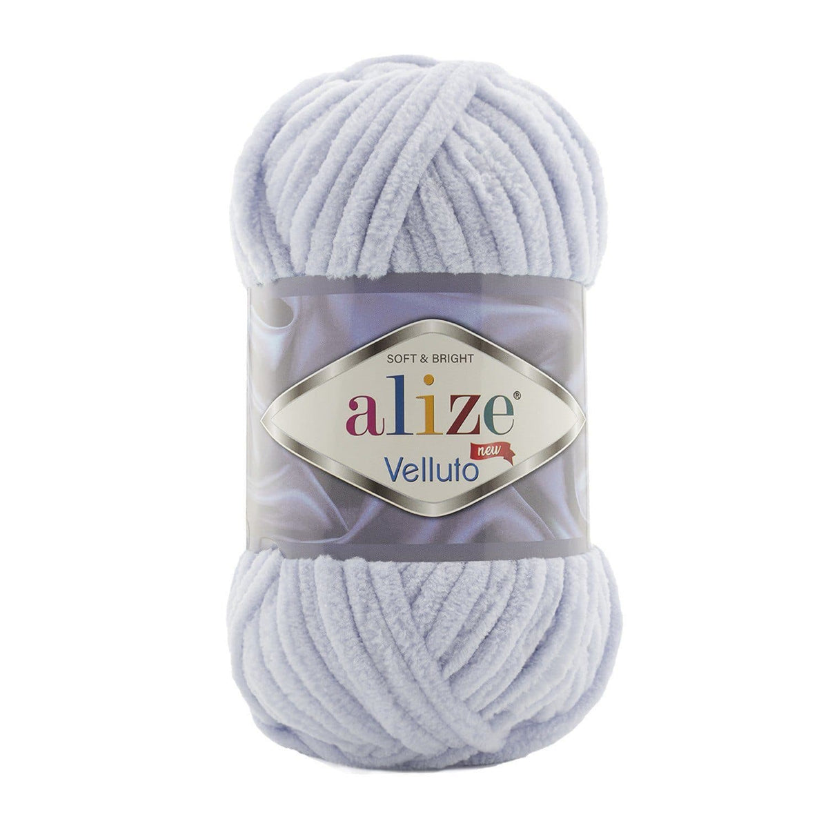 Alize Velluto 416 Grigio – ciniglia spessa