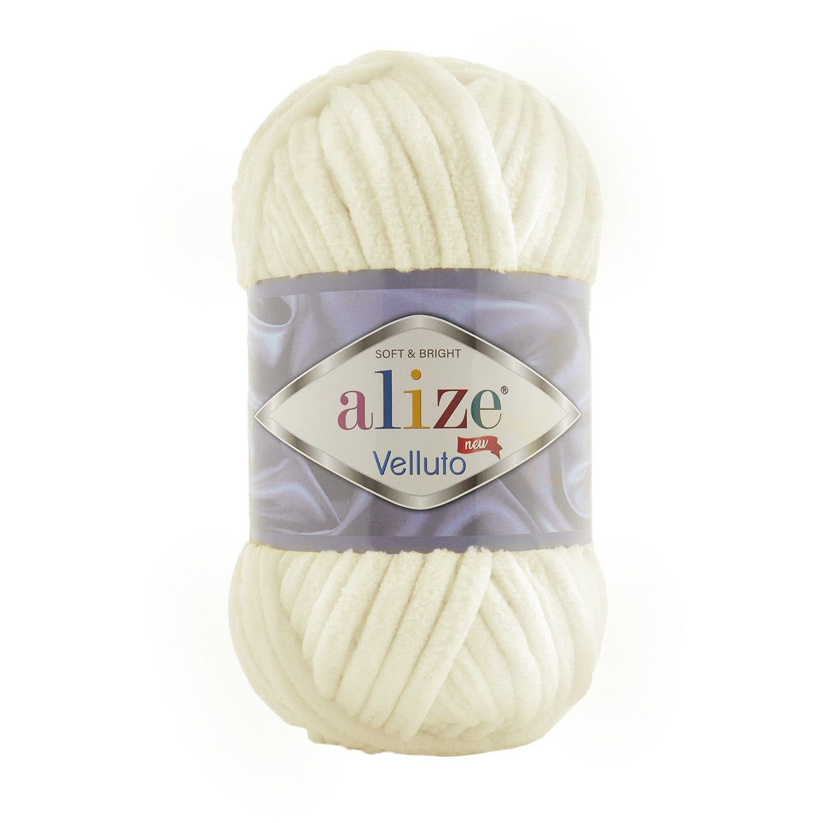 Alize Velluto 62 Panna – ciniglia spessa