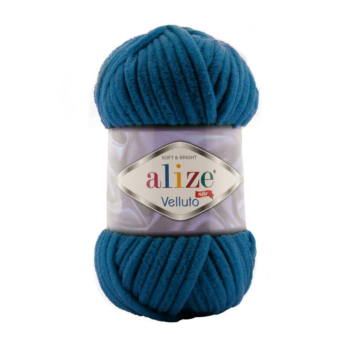 Alize Velluto 646 Blu abisso – ciniglia spessa