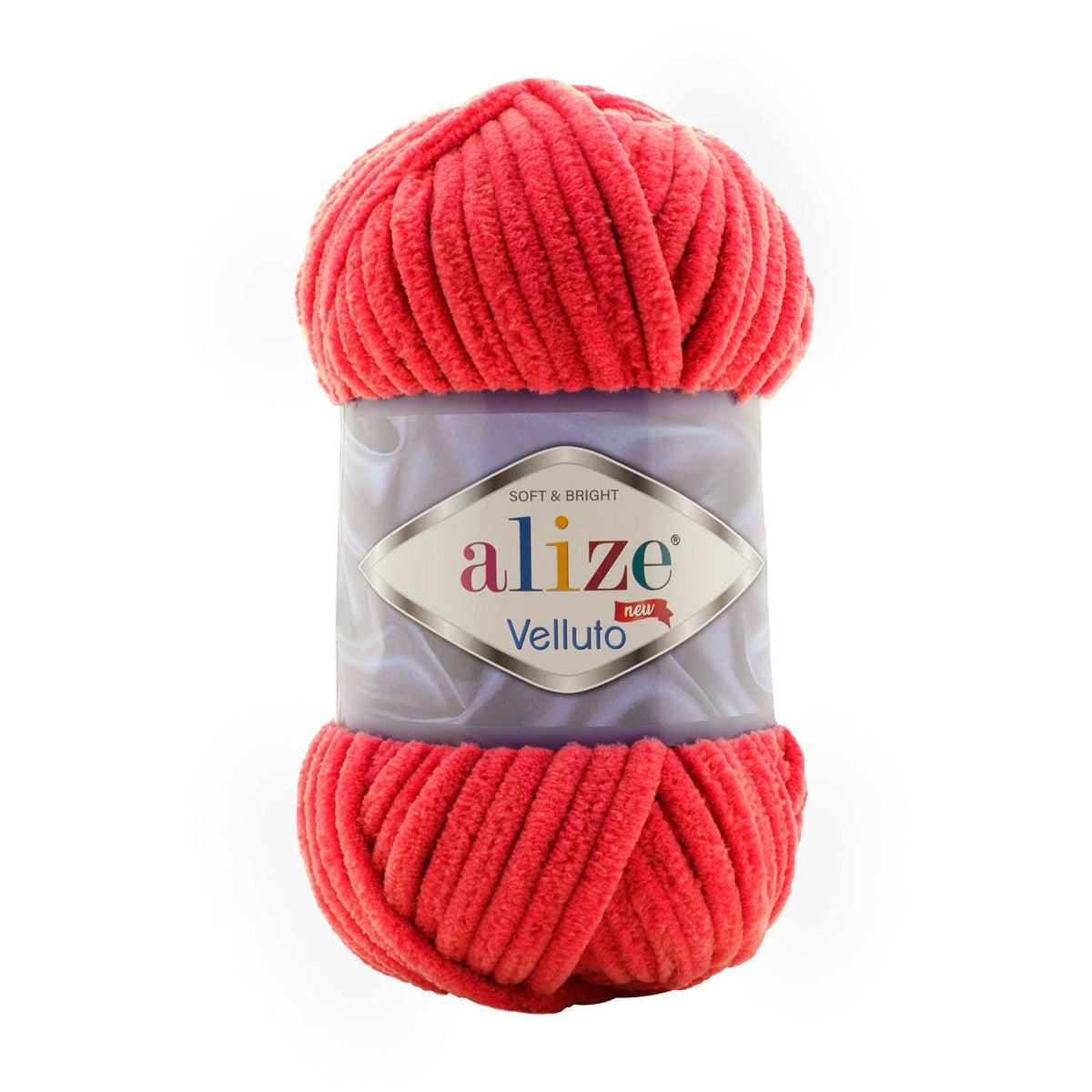 Alize Velluto 56 Scarlatto – ciniglia spessa