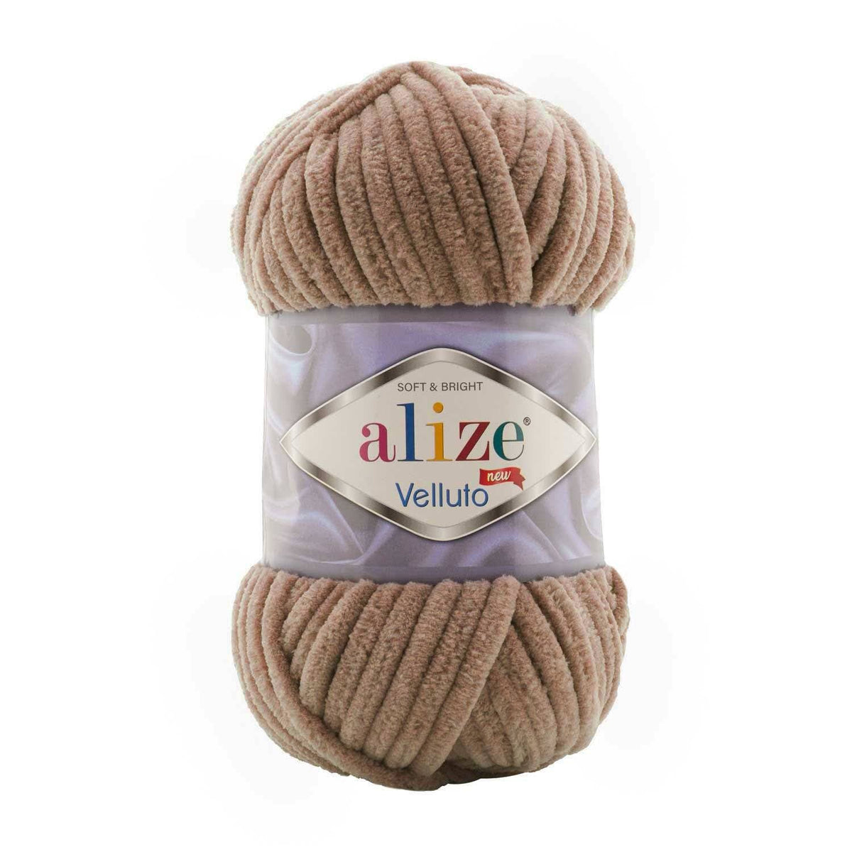 Alize Velluto 329 Moka – ciniglia spessa