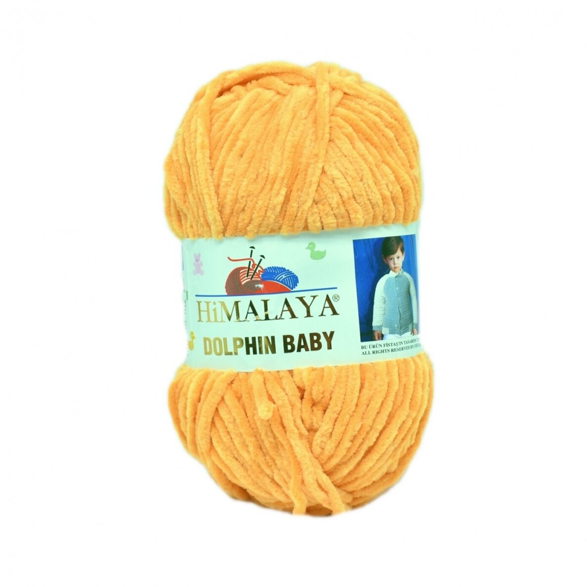 Himalaya Dolphin Baby 80368 Amber – plush chenille yarn