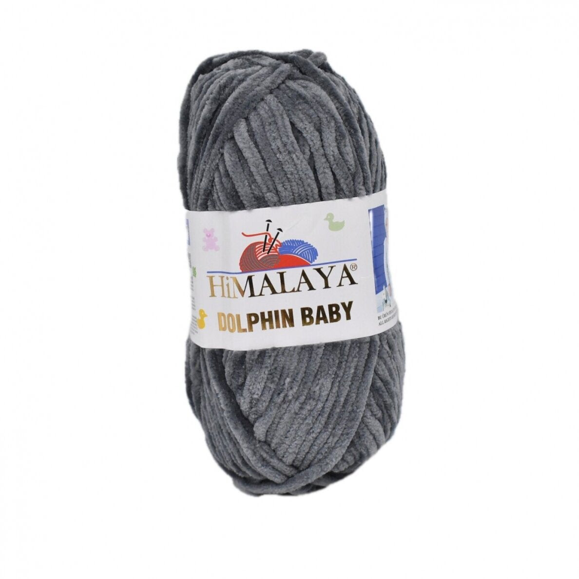 Himalaya Dolphin Baby 80367 Dark Grey – plush chenille yarn