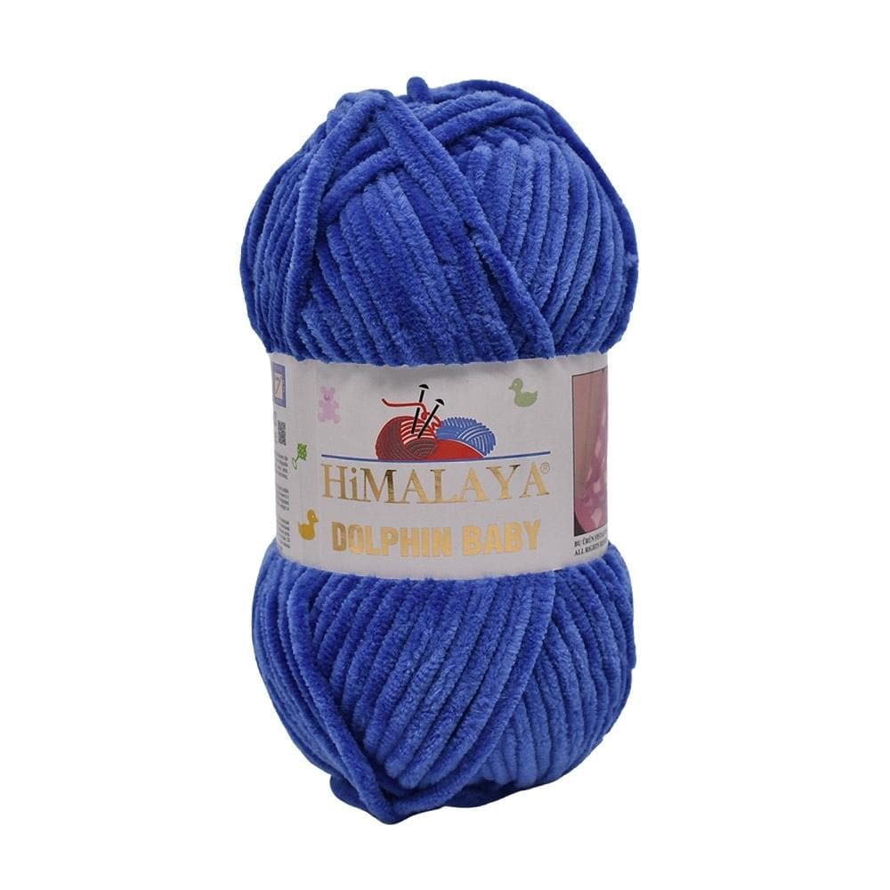 Himalaya Dolphin Baby 80329 Royal Blue – plush chenille yarn