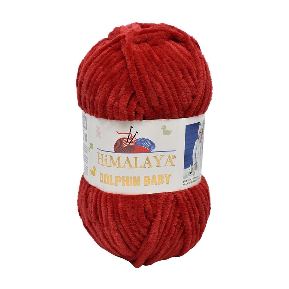 Himalaya Dolphin Baby 80352 Cherry – plush chenille yarn