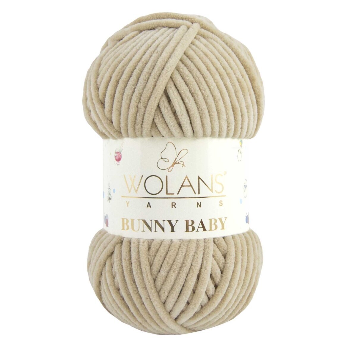 Wolans Bunny Baby 100-45 Bēša – šenila dzija