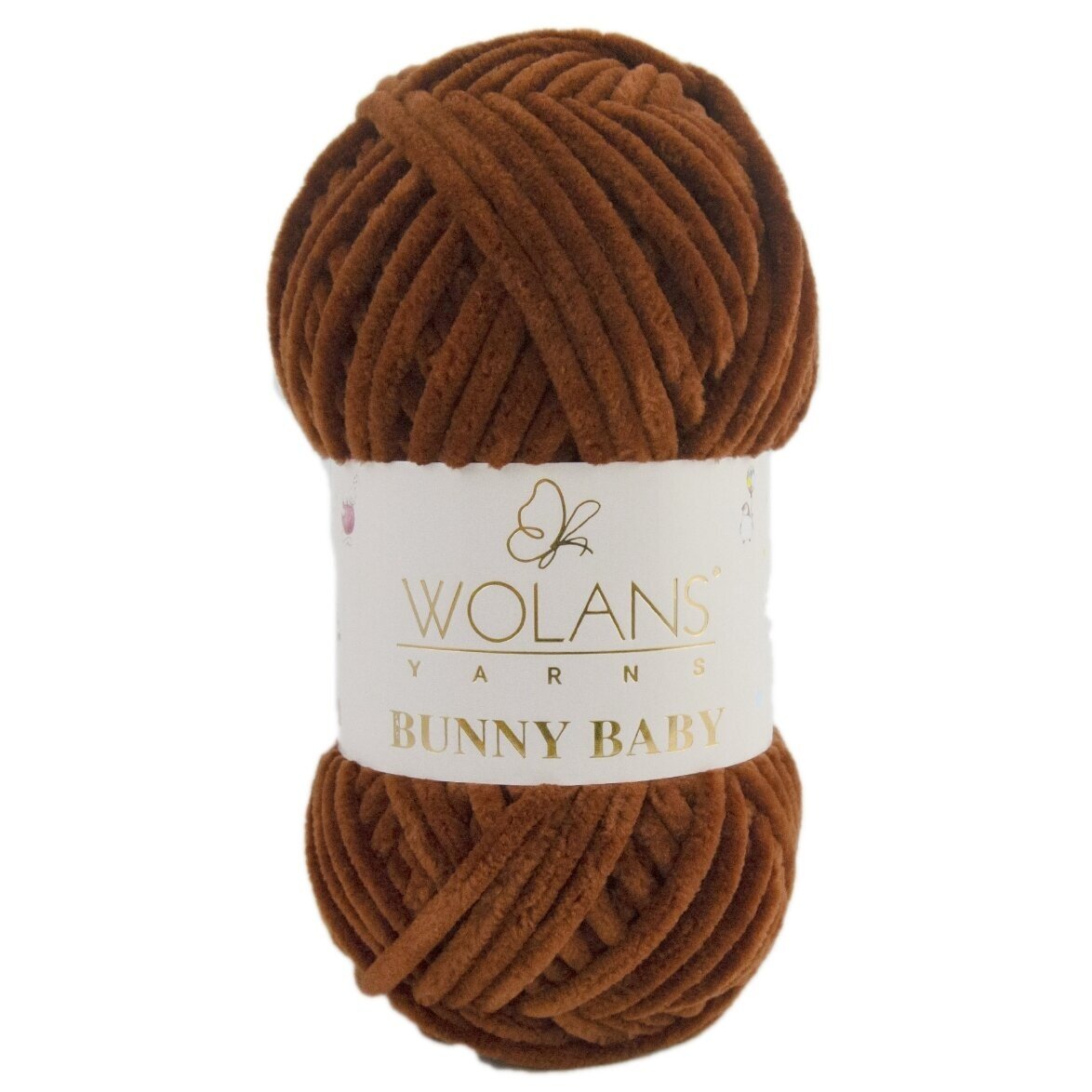 Wolans Bunny Baby 100-60 Kanēļa – šenila dzija