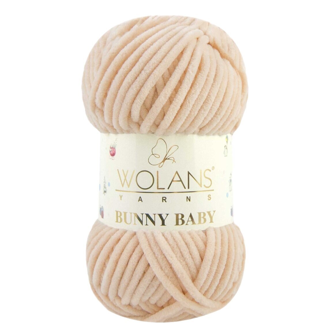 Wolans Bunny Baby 100-42 Bēša – šenila dzija
