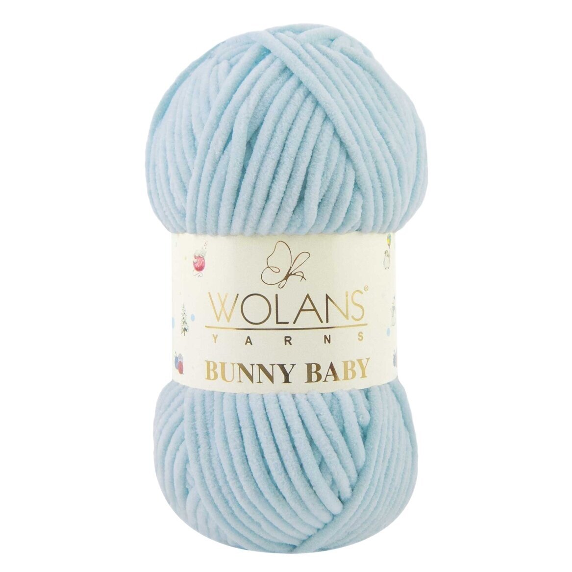 Wolans Bunny Baby 100-48 Gaiši zila – šenila dzija