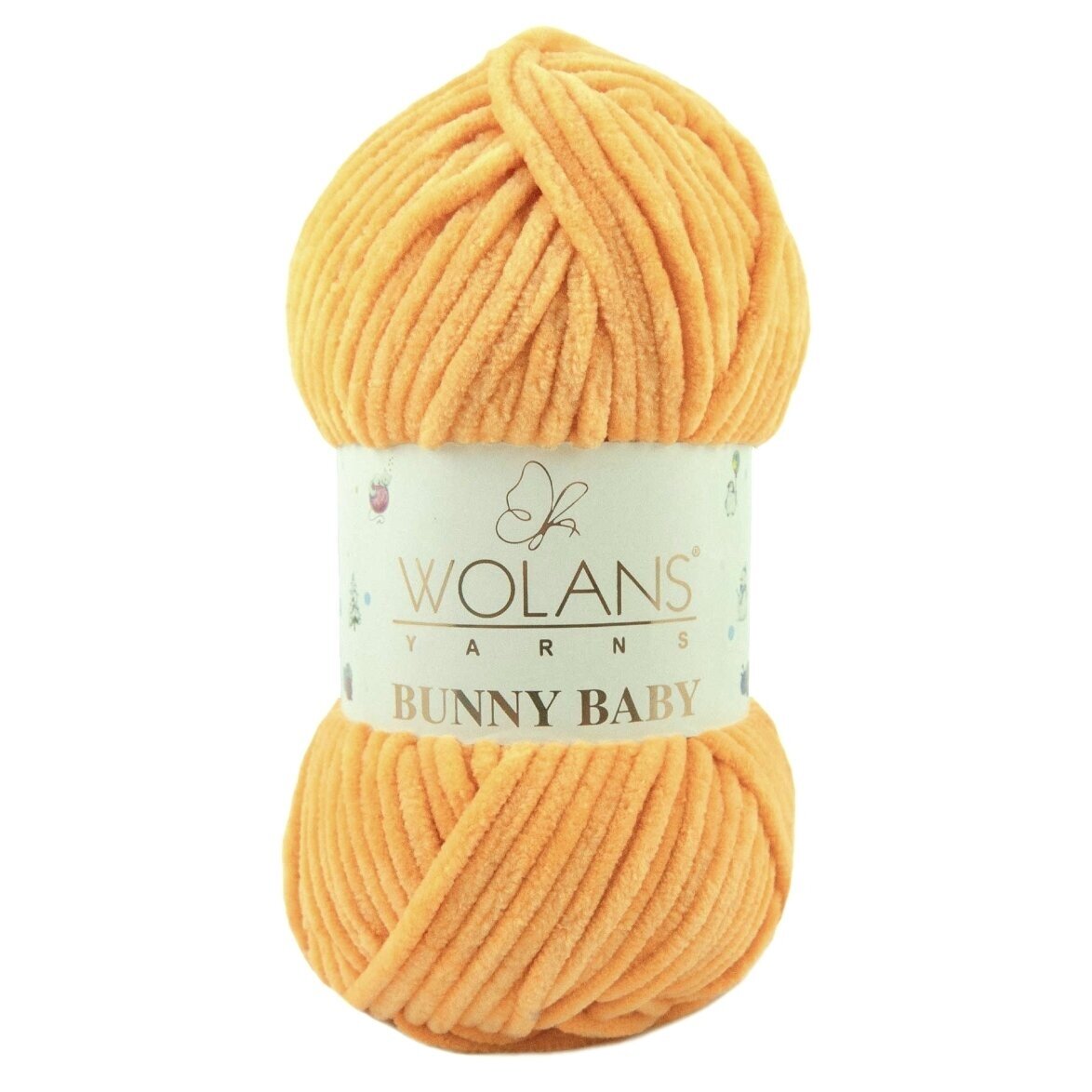Wolans Bunny Baby 100-38 Dzintara – šenila dzija