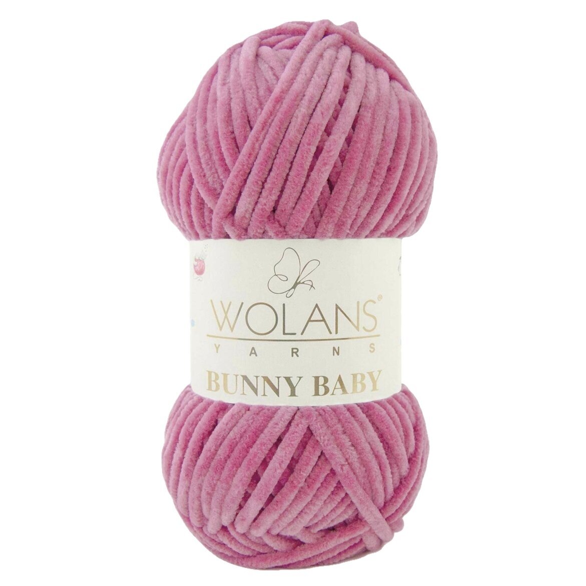 Wolans Bunny Baby 100-31 Rožu – šenila dzija