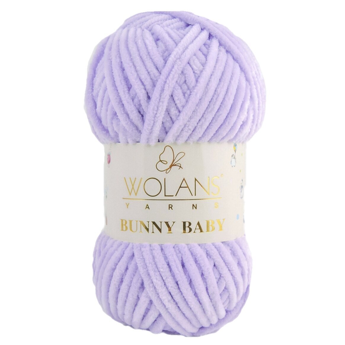 Wolans Bunny Baby 100-15 Lavandas – šenila dzija