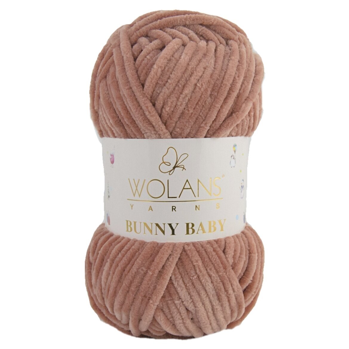 Wolans Bunny Baby 100-54 Mokas – šenila dzija