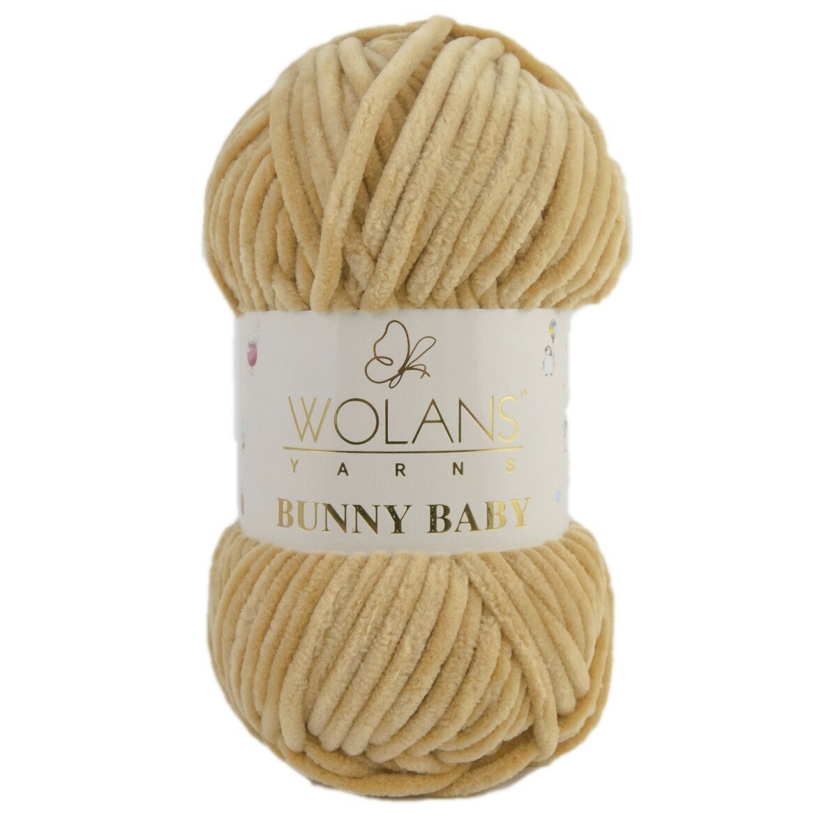 Wolans Bunny Baby 100-18 Smilšu – šenila dzija